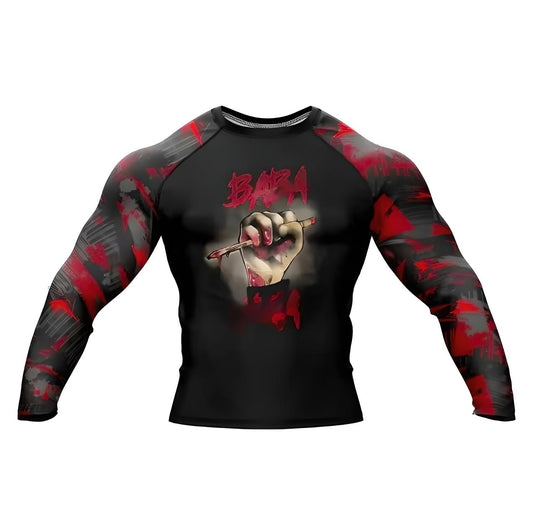 John Wick/Baba Yaga Long Sleeve Rash Guard BJJ MMA