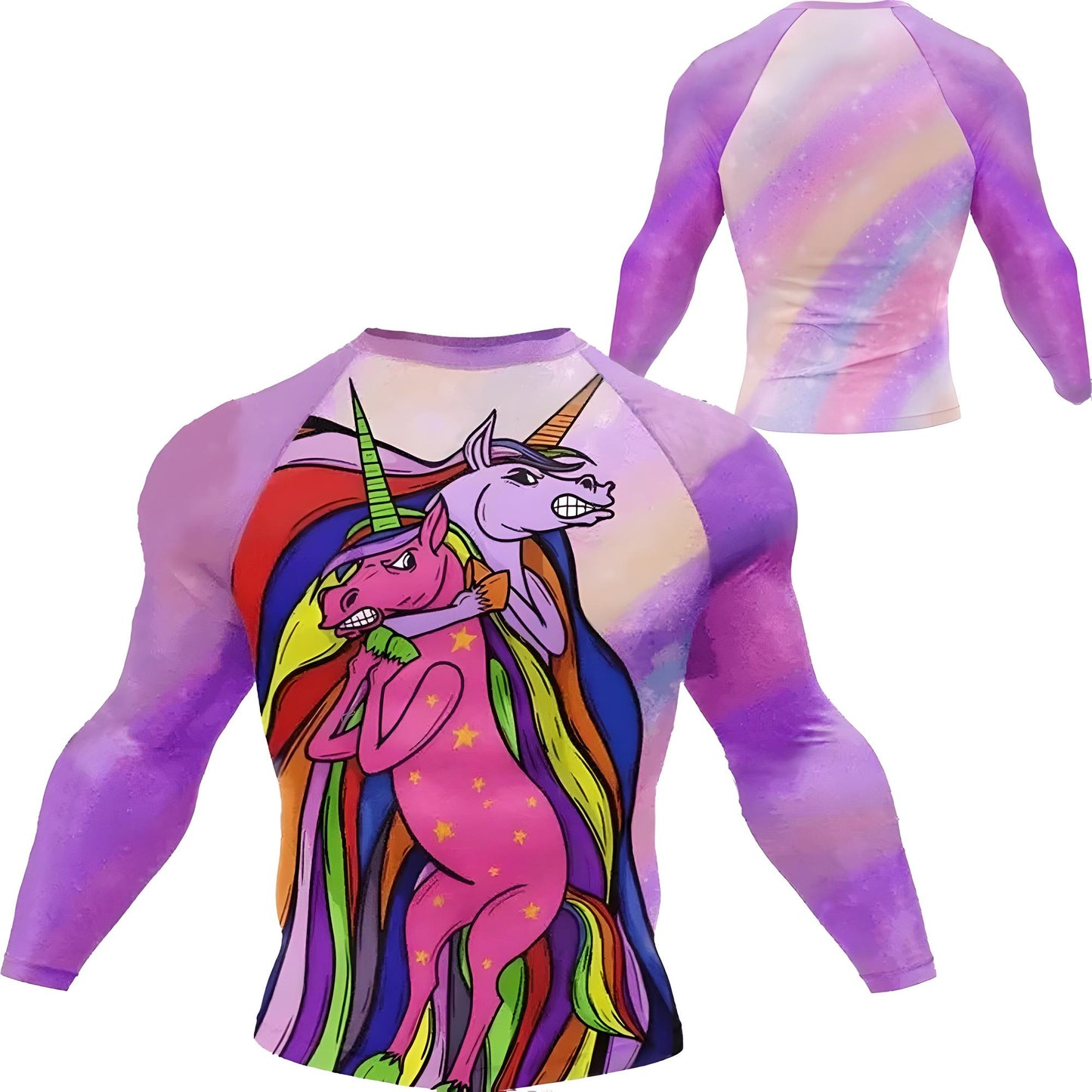 Unicorn Long Sleeve Rash Guard BJJ MMA