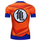 DBZ Goku Men's Rash Guard 3D printed shirt. Anime Cartoon Long/Short Sleeve base layer