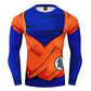 DBZ Goku Men's Rash Guard 3D printed shirt. Anime Cartoon Long/Short Sleeve base layer