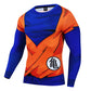 DBZ Goku Men's Rash Guard 3D printed shirt. Anime Cartoon Long/Short Sleeve base layer